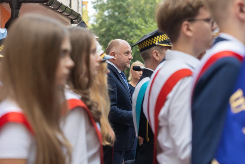 Odsłonięcie tablicy poświęconej prof. Wilhelminie Iwanowskiej, fot. Mikołaj Kuras dla UMWKP