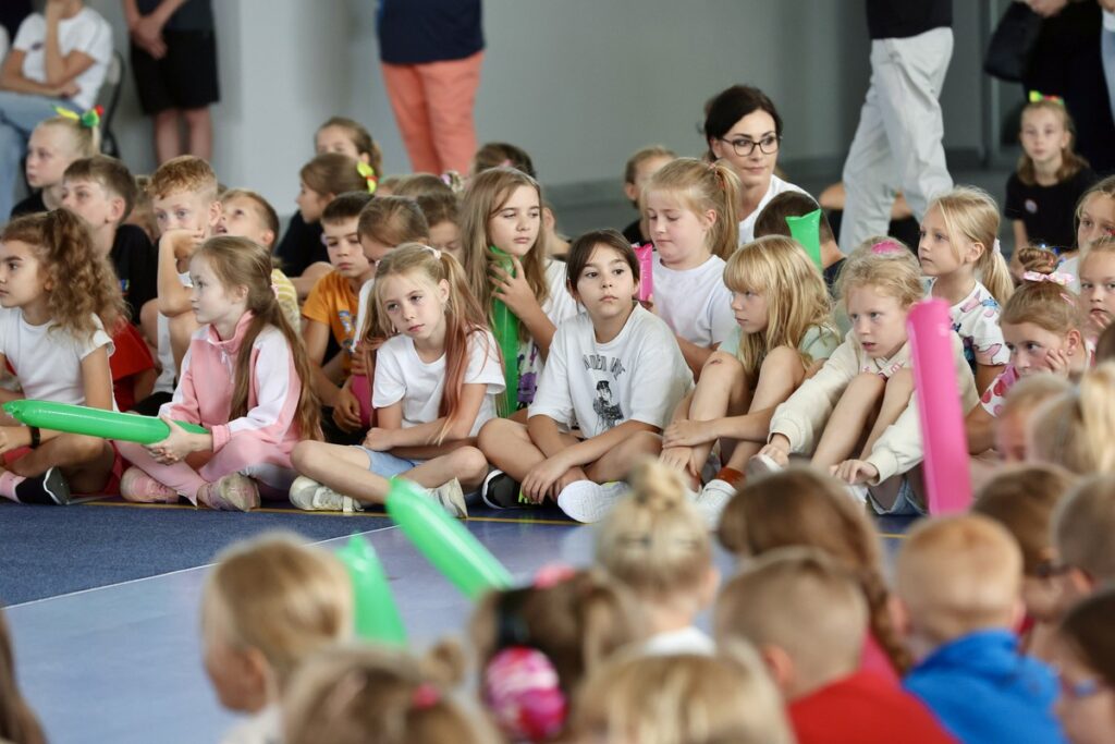 Otwarcie hali sportowej przy Zespole Szkół w Brodnicy, fot. Andrzej Goiński UMWKP