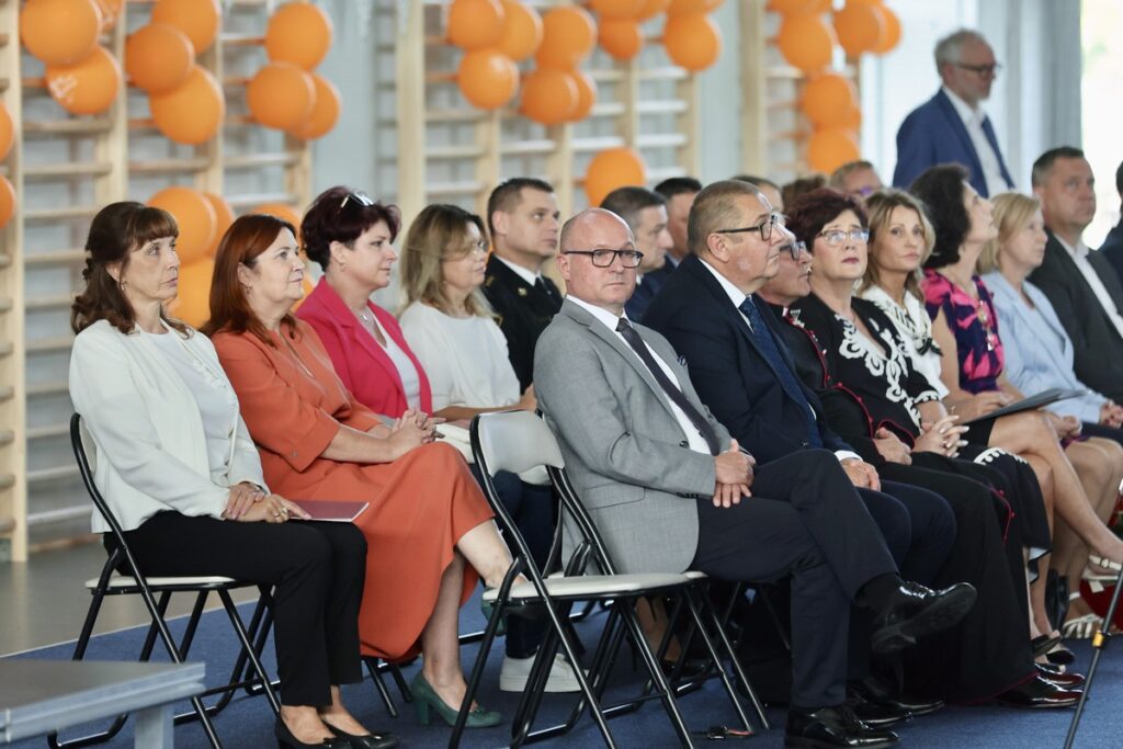 Otwarcie hali sportowej przy Zespole Szkół w Brodnicy, fot. Andrzej Goiński UMWKP