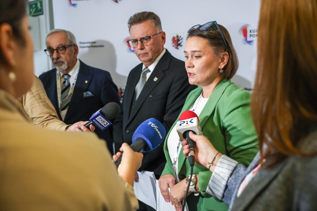 Press briefing before the inaugural meeting of the Development Council, photo: Szymon Zdziebło/tarantoga for UMWKP