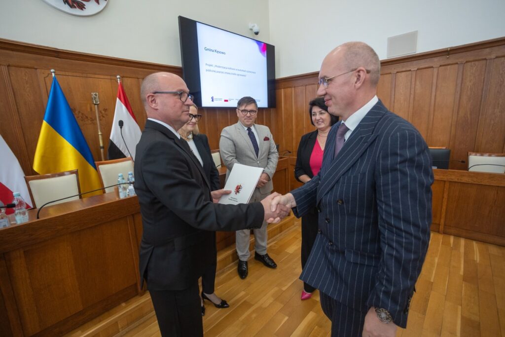 The award ceremony of EFKP and NRP contracts, photo by Mikołaj Kuras for UMWKP