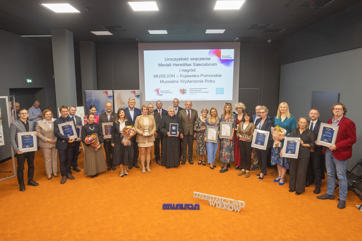 Wręczenie nagród Hereditas Saeculorum i Musejon, fot. Mikołaj Kuras dla UMWKP