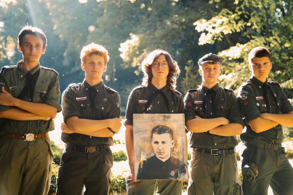 Commemoriations in Dachau, photo by Józef Fifin