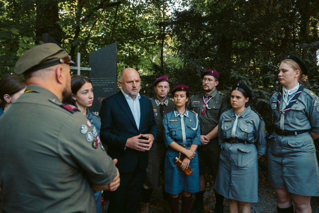Commemoriations in Dachau, photo by Józef Fifin