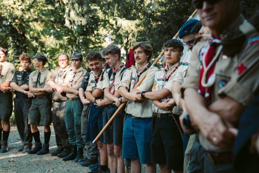 Commemoriations in Dachau, photo by Józef Fifin