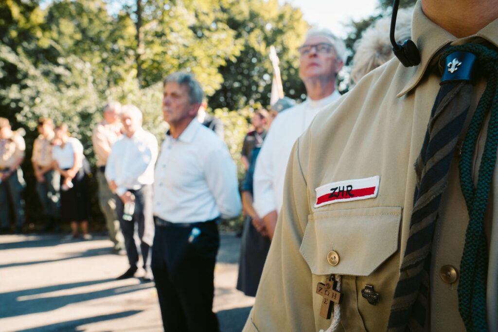 Commemoriations in Dachau, photo by Józef Fifin