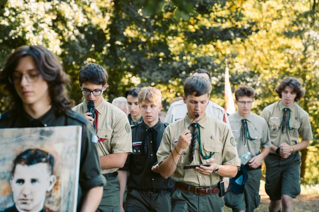 Commemoriations in Dachau, photo by Józef Fifin