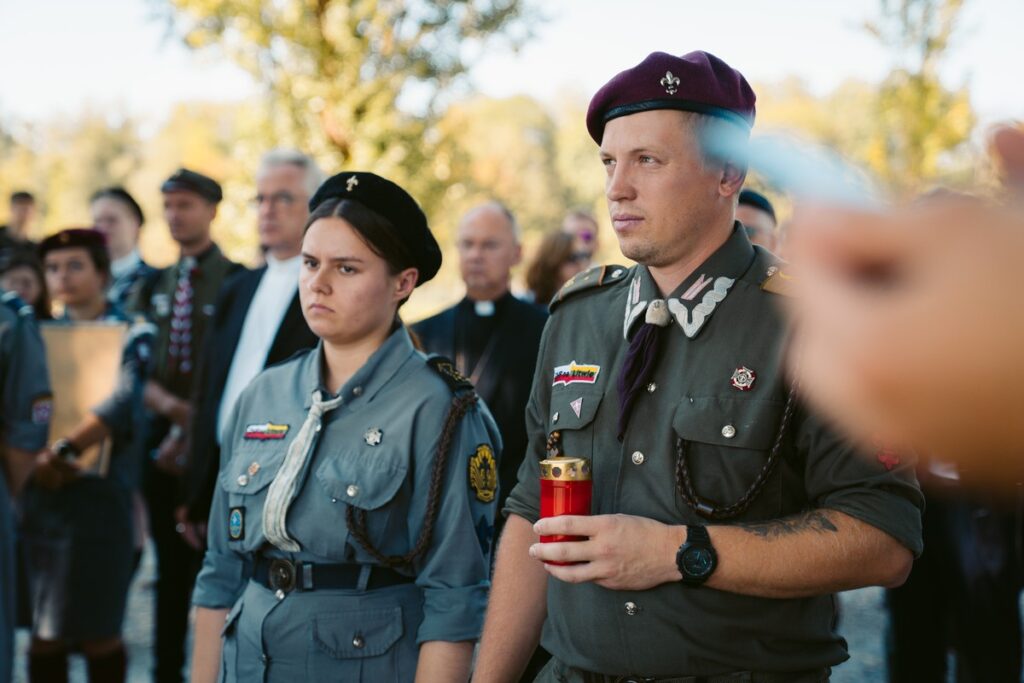 Commemoriations in Dachau, photo by Józef Fifin