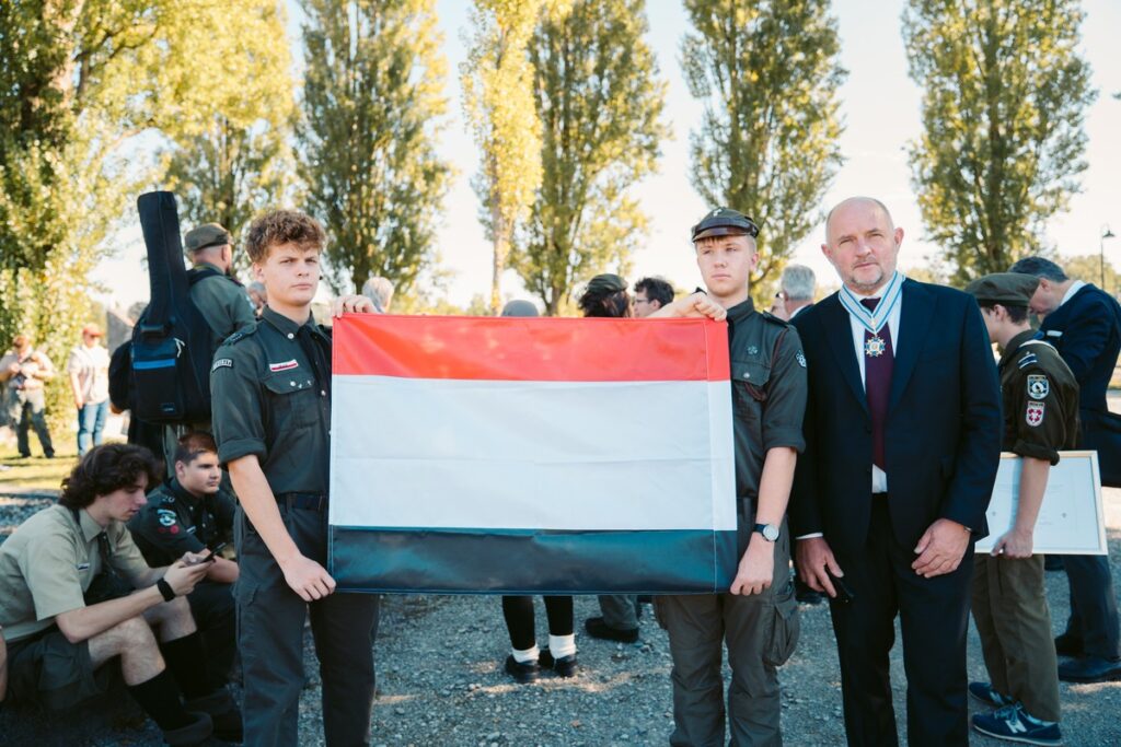 Commemoriations in Dachau, photo by Józef Fifin