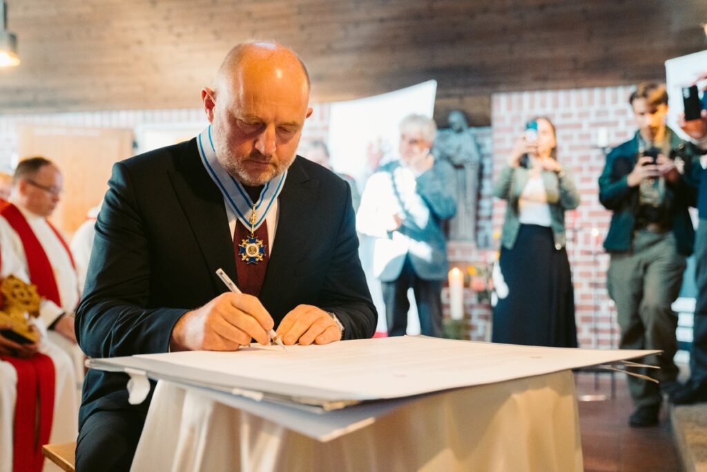 Commemoriations in Dachau, photo by Józef Fifin