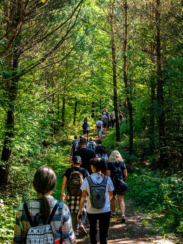 Pieszy rajd w Górznieńsko-Lidzbarskim Parku Krajobrazowym, fot. Krzysztof Pokrętowski