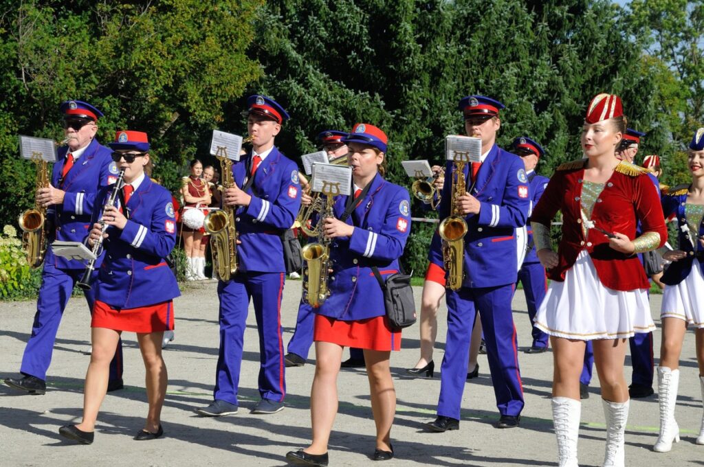 I Ogólnopolski Festiwal Orkiestr Dętych i Mażoretek w Pałacu Lubostroń, fot. Włodzimierz Świtalski