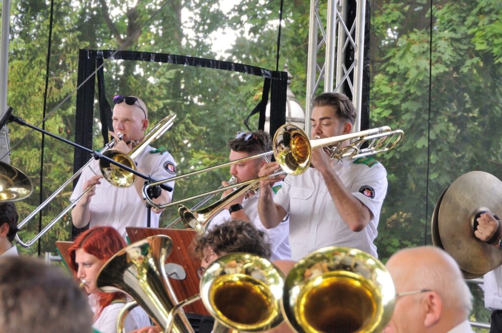 I Ogólnopolski Festiwal Orkiestr Dętych i Mażoretek w Pałacu Lubostroń, fot. Włodzimierz Świtalski
