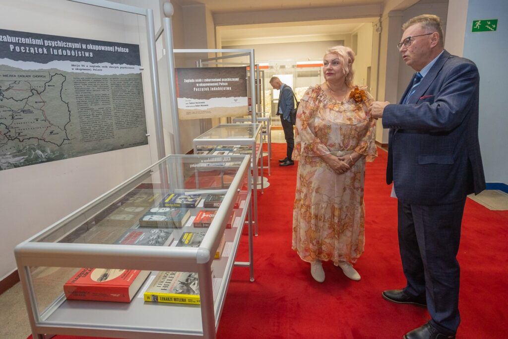 Wernisaż wystawy „Zagłada chorych psychicznie podczas II wojny światowej w okupowanej Polsce. Początek ludobójstwa”, fot. Mikołaj Kuras dla UMWKP