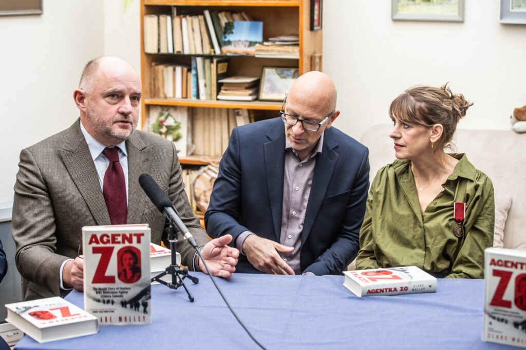 Press conference at the General Zawacka Foundation, photo by Andrzej Goiński / UMWKP