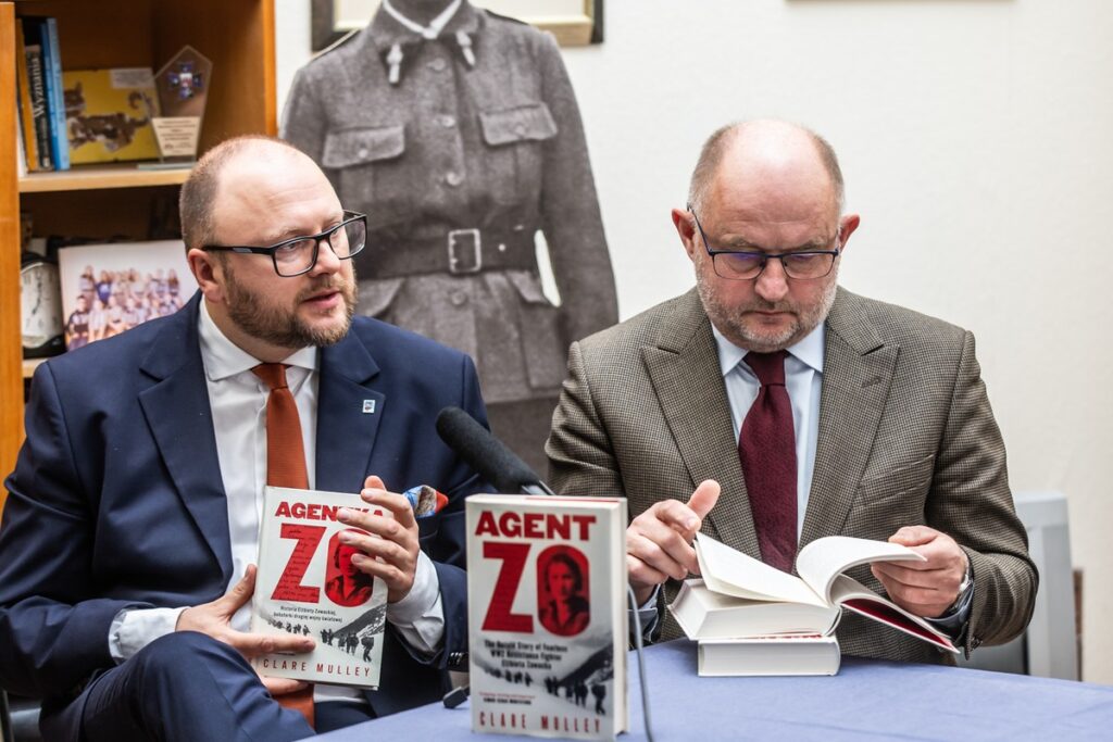 Press conference at the General Zawacka Foundation, photo by Andrzej Goiński / UMWKP