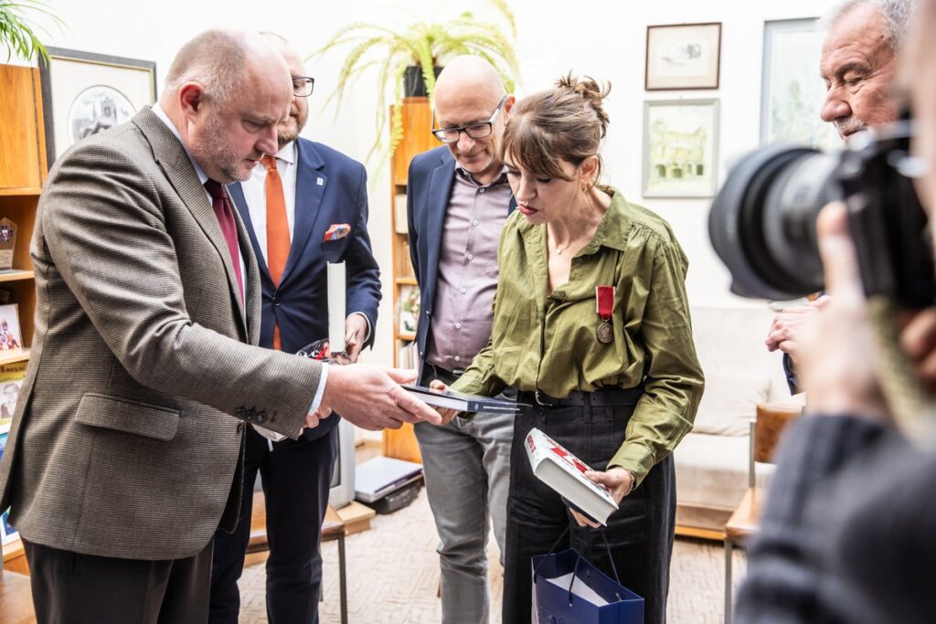 Press conference at the General Zawacka Foundation, photo by Andrzej Goiński / UMWKP