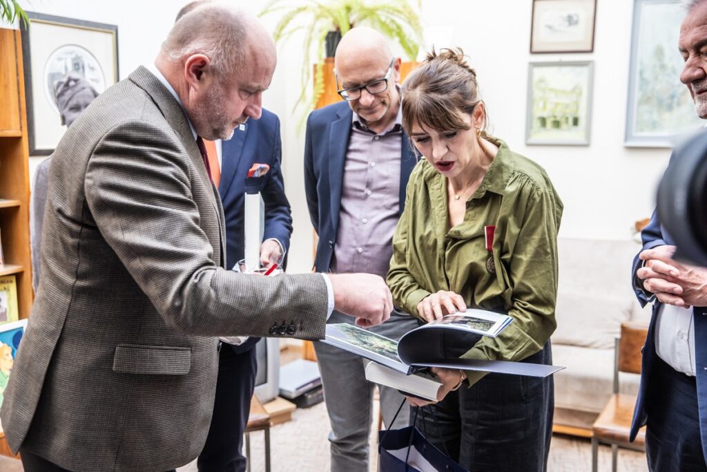 Press conference at the General Zawacka Foundation, photo by Andrzej Goiński / UMWKP