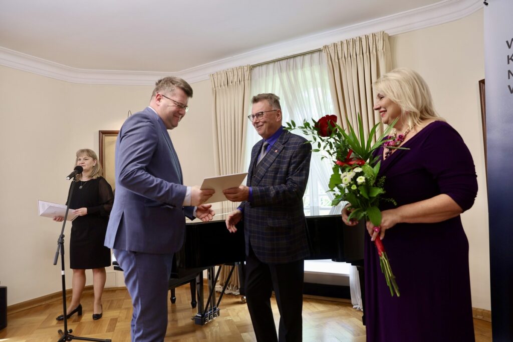 Wręczenie nagród z okazji dnia muzyki, fot. Andrzej Goiński/UMWKP