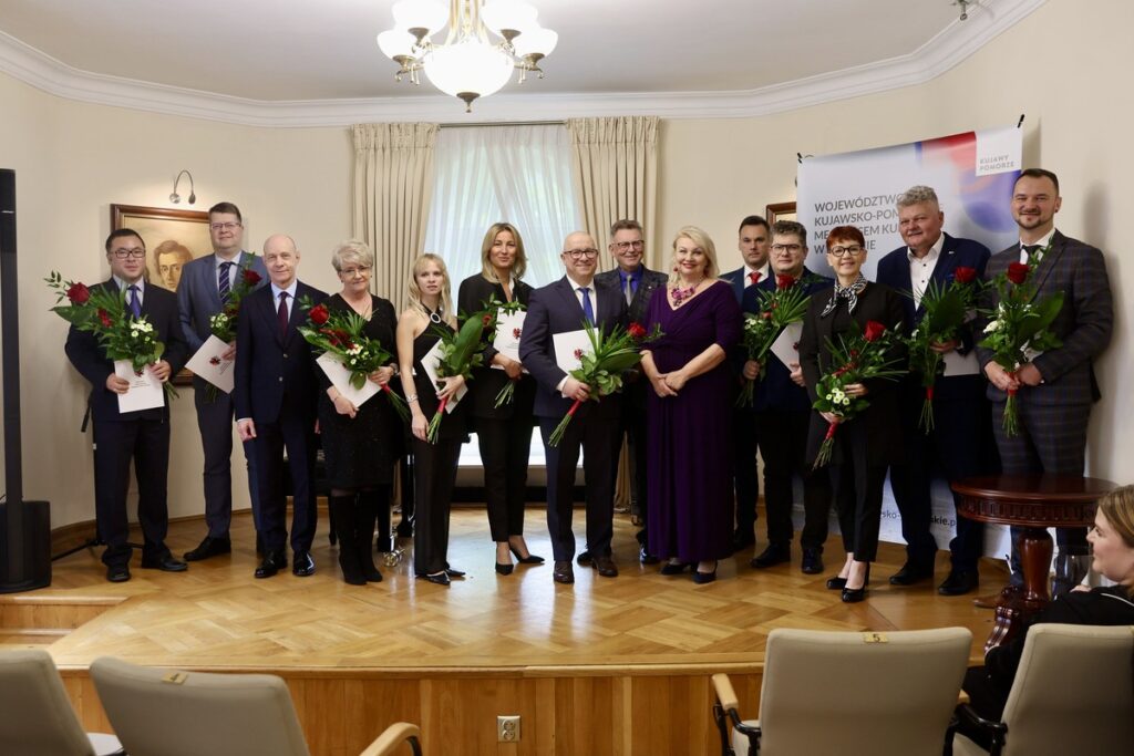 Wręczenie nagród z okazji dnia muzyki, fot. Andrzej Goiński/UMWKP