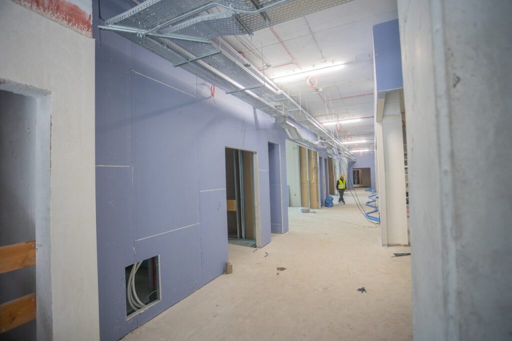 Budowa Wojewódzkiego Szpitala Specjalistycznego we Włocławku, fot. Mikołaj Kuras dla UMWKP Construction of the Regional Specialist Hospital in Włocławek, photo by Mikołaj Kuras for the UMWKP