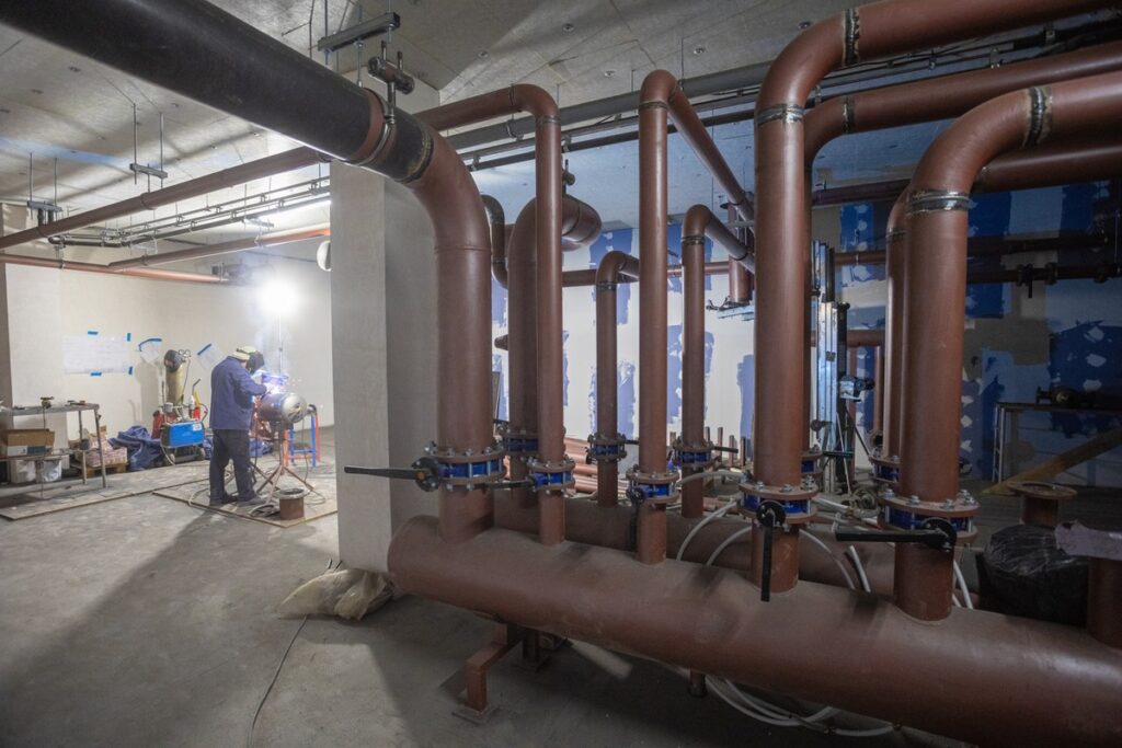 Budowa Wojewódzkiego Szpitala Specjalistycznego we Włocławku, fot. Mikołaj Kuras dla UMWKP Construction of the Regional Specialist Hospital in Włocławek, photo by Mikołaj Kuras for the UMWKP