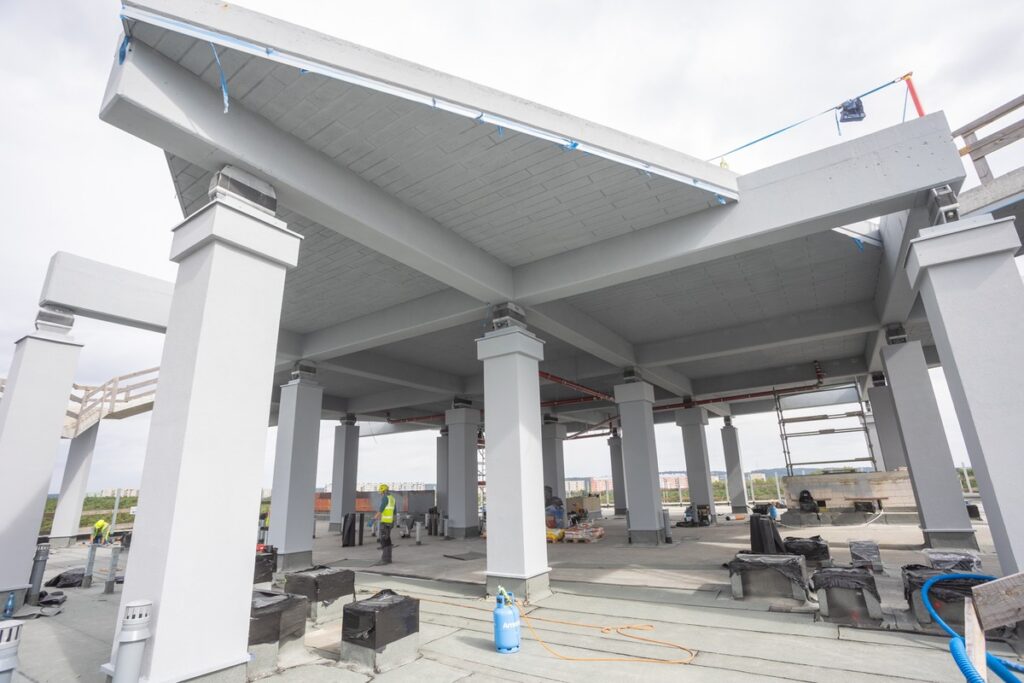 Budowa Wojewódzkiego Szpitala Specjalistycznego we Włocławku, fot. Mikołaj Kuras dla UMWKP Construction of the Regional Specialist Hospital in Włocławek, photo by Mikołaj Kuras for the UMWKP