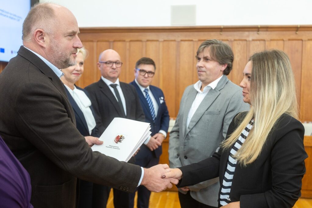 Presentation of FEdKP contracts, October 9, 2025, photo by Szymon Zdziebło/tarantoga.pl for the UMWKP