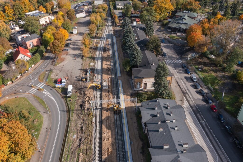 Remont linii kolejowej nr 245, fot. Mikołaj Kuras dla UMWKP