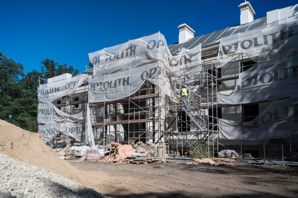 Rewitalizacja zespołu pałacowego w Nawrze, fot. Kujawsko-Pomorskie Centrum Dziedzictwa