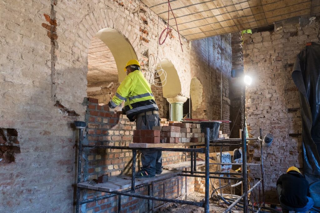 Rewitalizacja zespołu pałacowego w Nawrze, fot. Kujawsko-Pomorskie Centrum Dziedzictwa