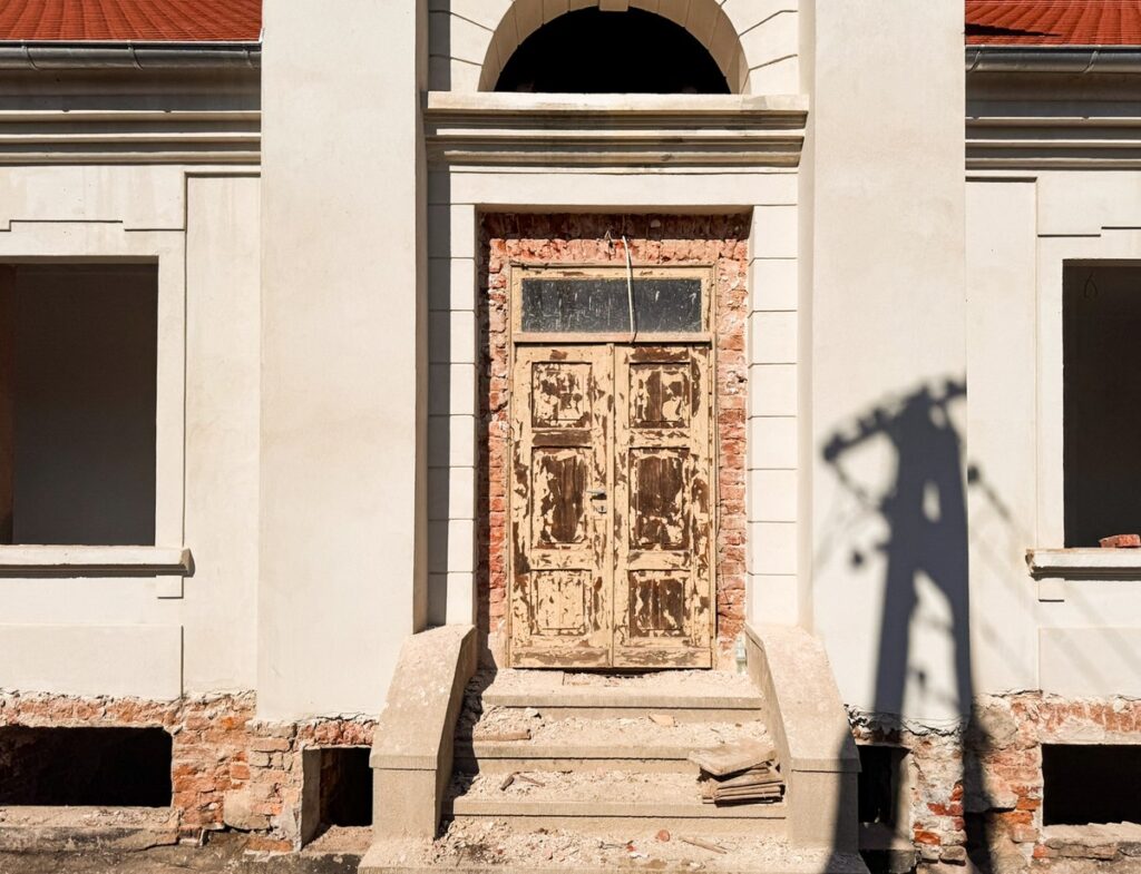 Rewitalizacja zespołu pałacowego w Nawrze, fot. Kujawsko-Pomorskie Centrum Dziedzictwa