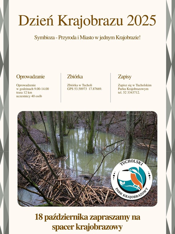 Plakat - Tucholski Park Krajobrazowy Dzień Krajobrazu 2025