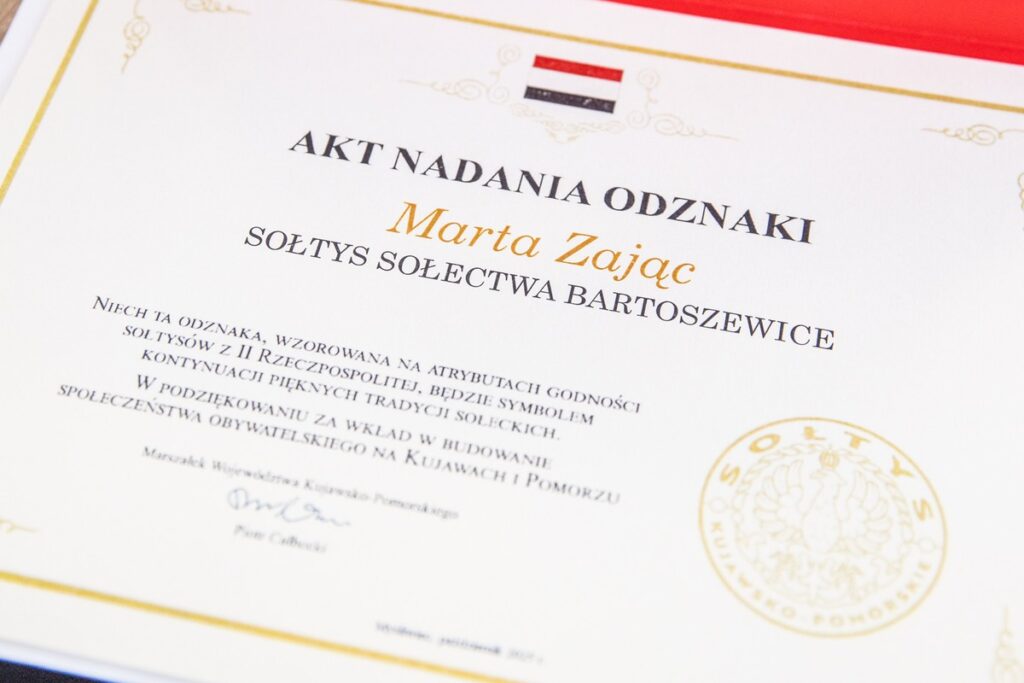 Spotkanie sołtysów w Myśliwcu w powiecie wąbrzeskim, fot. Andrzej Goiński/UMWKP