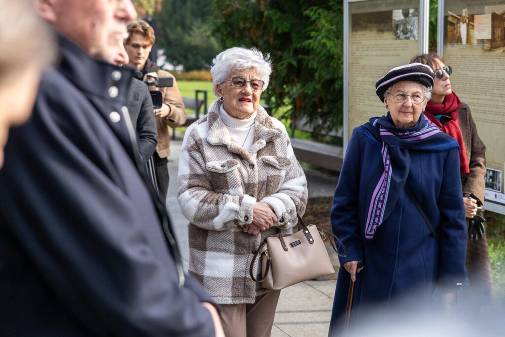 Opening of the outdoor exhibition “Last Stop Kharkiv 1940–2025”, photo by Szymon Zdziebło / tarantoga.pl for UMWKP