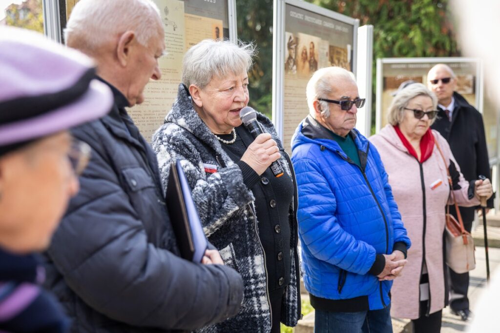Opening of the outdoor exhibition “Last Stop Kharkiv 1940–2025”, photo by Szymon Zdziebło / tarantoga.pl for UMWKP