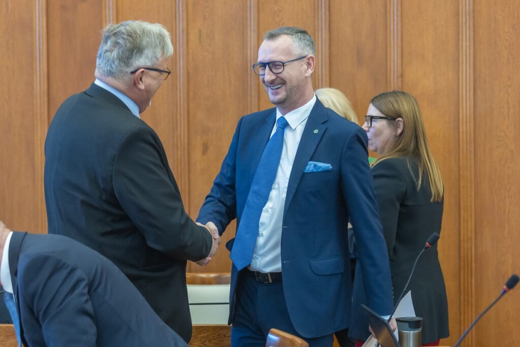 Sesja sejmiku województwa, 27 października 2025, fot. Mikołaj Kuras dla UMWKP