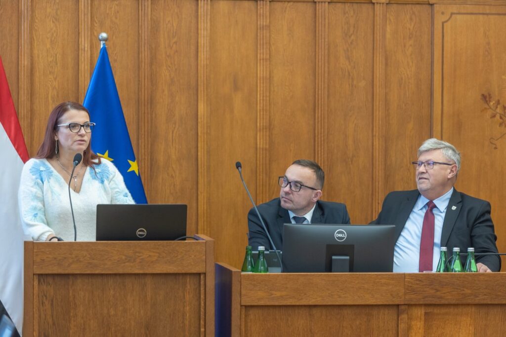 Sesja sejmiku województwa, 27 października 2025, fot. Mikołaj Kuras dla UMWKP