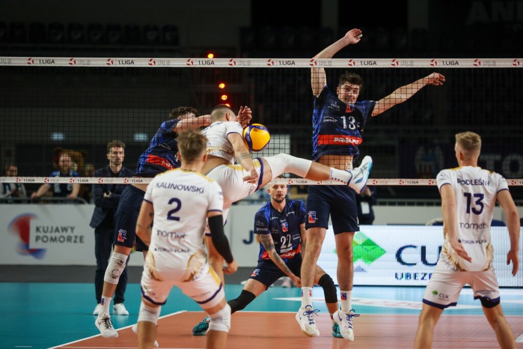 Volleyball derby between CUK Anioły Toruń and BKS Bydgoszcz