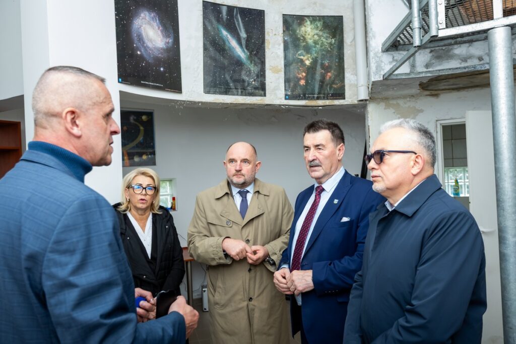 Visit to the astrobase in Żnin, photo by Tomasz Czachorowski/eventphoto.com.pl for the UMWKP