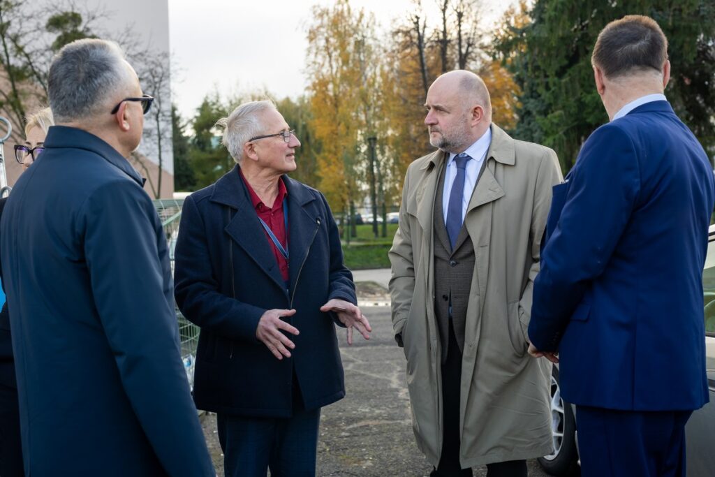 Visit to the investment site at the Technical School Complex in Żnin, photo by Tomasz Czachorowski/eventphoto.com.pl for the UMWKP