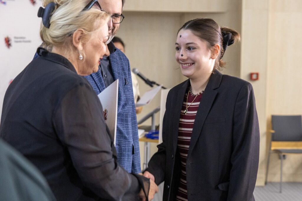 Award ceremony of the art competition “Mental Health – Express It Artistically”, photo by Szymon Zdziebło / tarantoga.pl for UWMKP