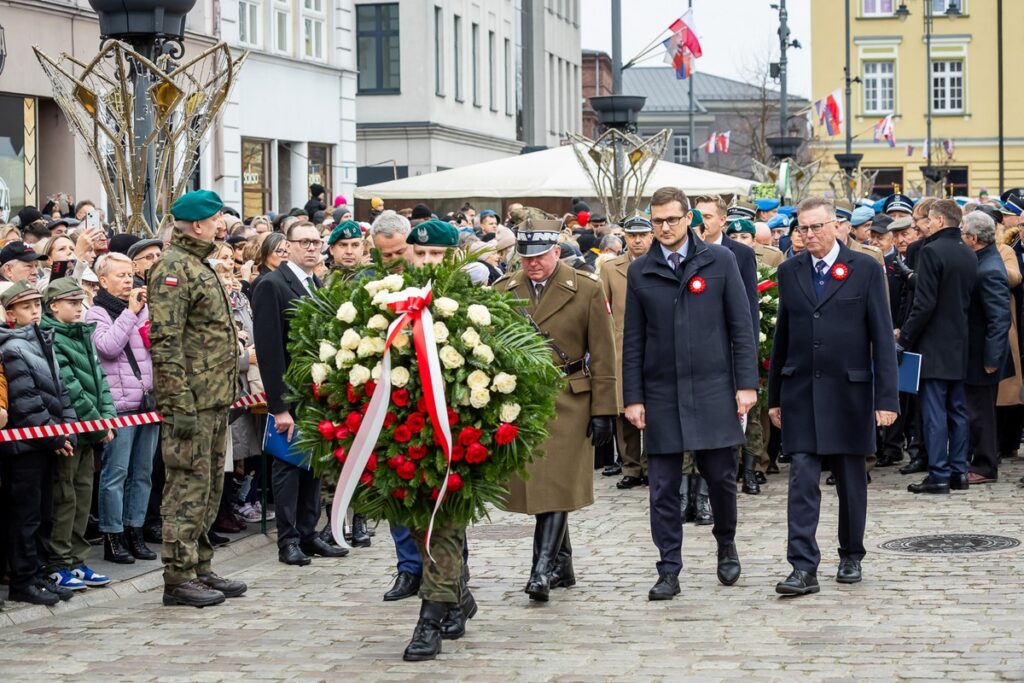 Regionalne obchody Narodowego Święta Niepodległości w Bydgoszczy, fot. Tomasz Czachorowski/eventphoto dla UMWKP