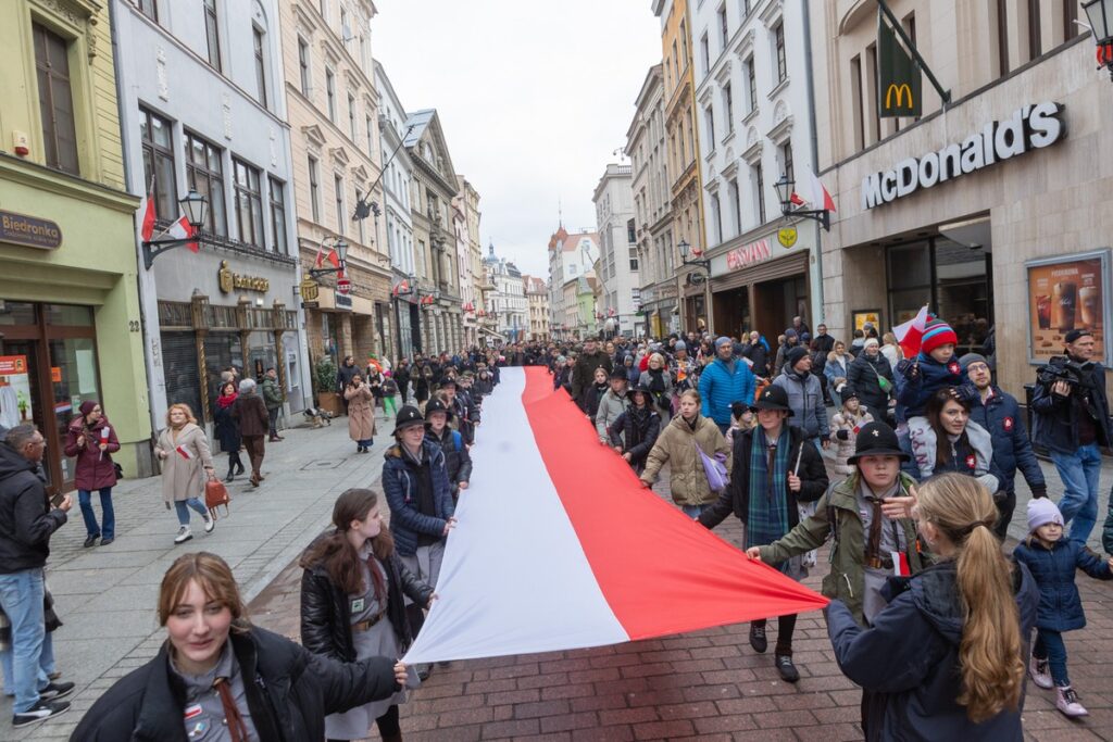 Regional celebrations of the National Independence Day in Toruń, photo by Mikołaj Kuras for the UMWKP