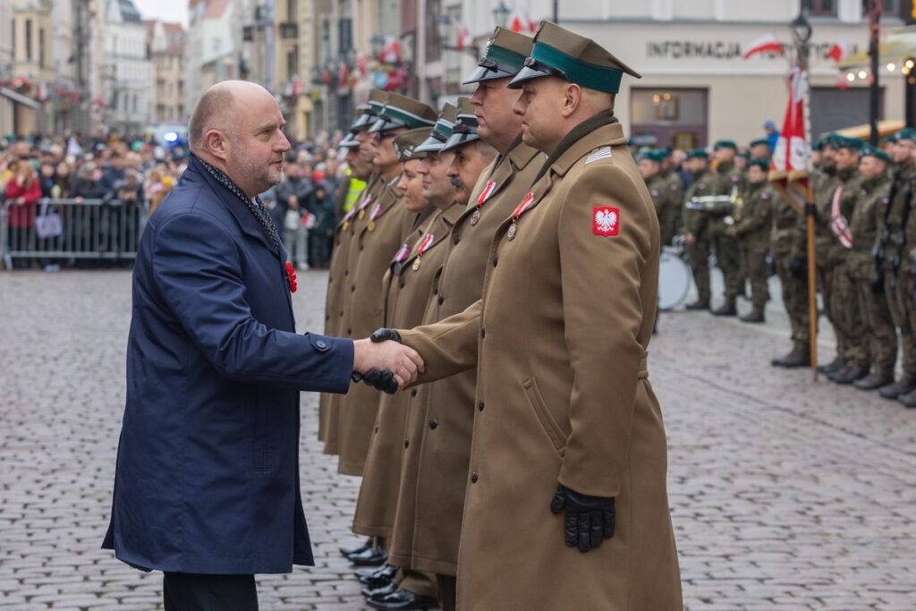Regionalne obchody Narodowego Święta Niepodległości w Toruniu, fot. Mikołaj Kuras dla UMWKP