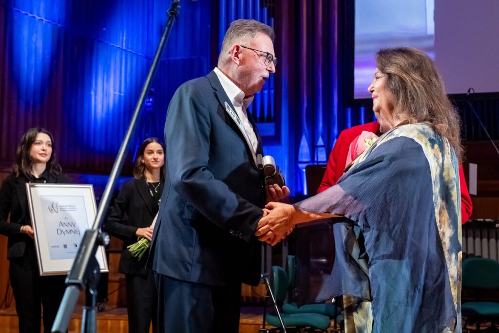Ceremonia wręczenia Nagrody Filmowej Marszałka Województwa Annie Dymnej, Old Film Festival, Bydgoszcz, fot. Tomasz Czachorowski/eventphoto dla UMWP