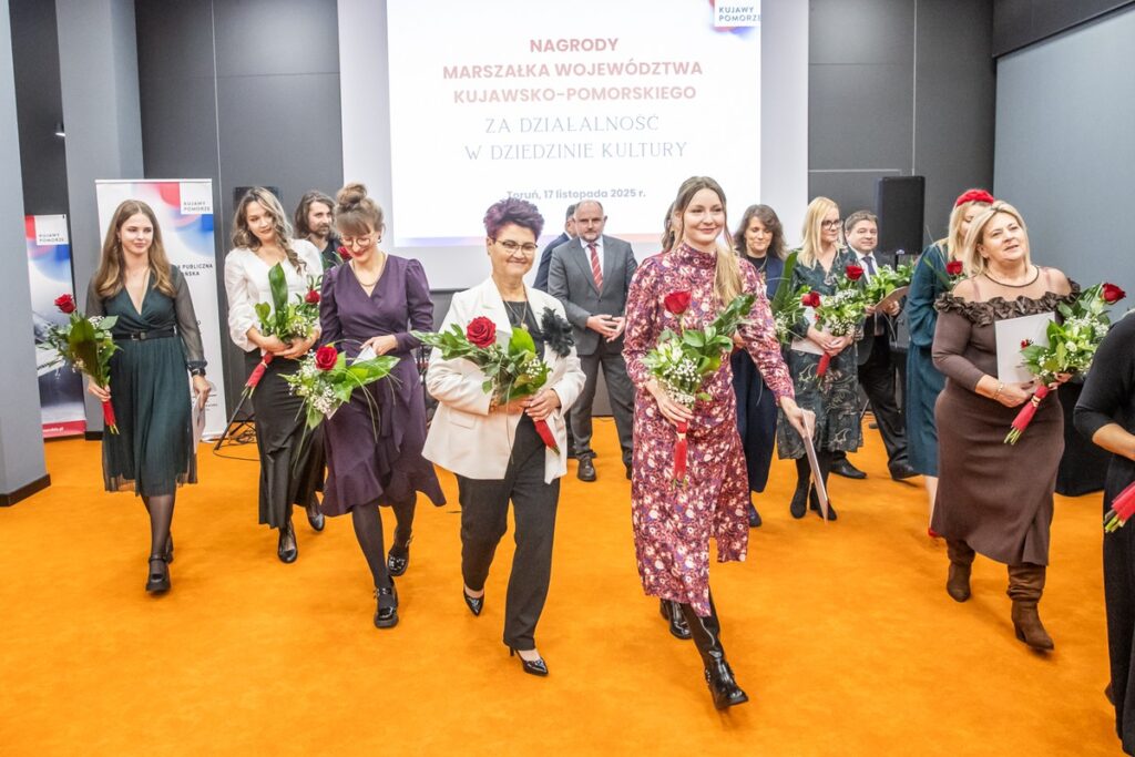 Wręczenie nagród marszałka za osiągnięcia w dziedzinie kultury, fot. Andrzej Goiński/UMWKP