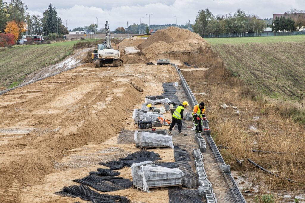 Budowa obwodnicy Mogilna, fot. Andrzej Goiński/UMWKP
