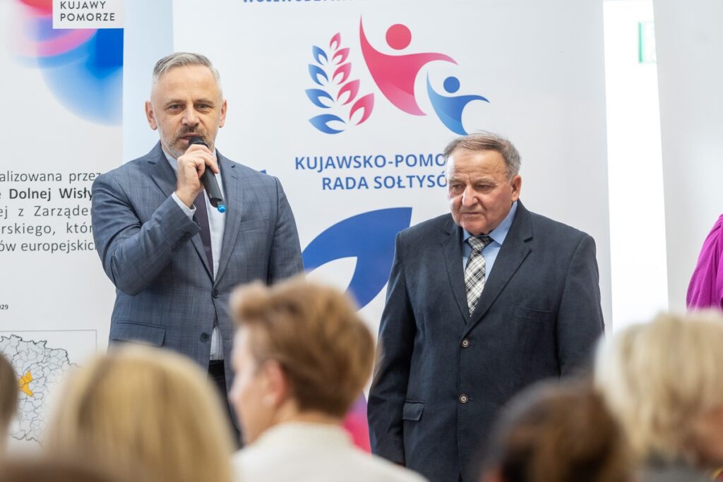 Spotkanie z sołtysami powiatu chełmińskiego, fot. Szymon Zdziebło/tarantoga.pl dla UMWKP