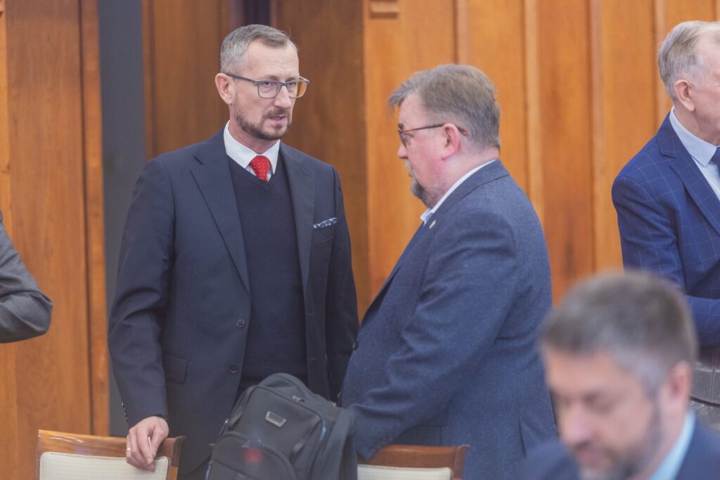 Sesja sejmiku województwa, 24 listopada 2025, fot. Mikołaj Kuras dla UMWKP